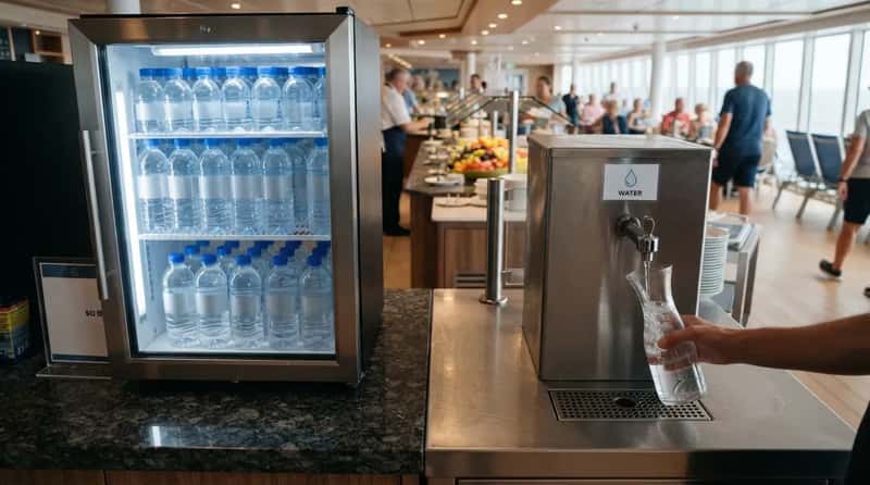 #13 - Bottled Water That Costs Money Beside a Free Tap (Image Credits: Gemini)