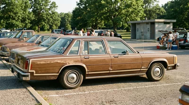 #26 - The Car Had Fake Wood Paneling on the Side (Image Credits: Gemini)