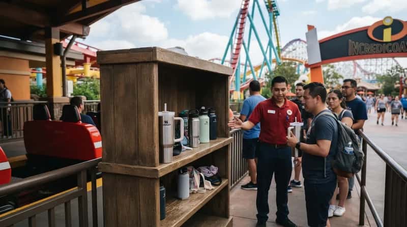 #5 - Bringing the Giant Insulated Tumbler Aboard (Image Credits: Gemini)