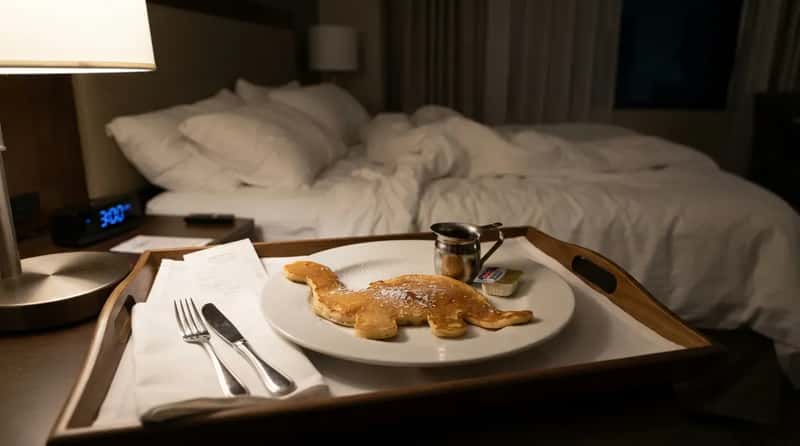 #27 - The 3 A.M. Dinosaur Pancake Demand (Image Credits: Gemini)