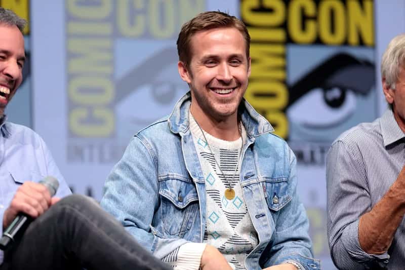 1. Ryan Gosling (Gage Skidmore, Flickr, CC BY-SA 2.0)