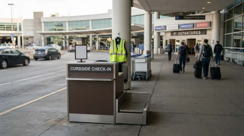 #4 - They Don't Bother With Curbside Check-In Anymore (Image Credits: Gemini)