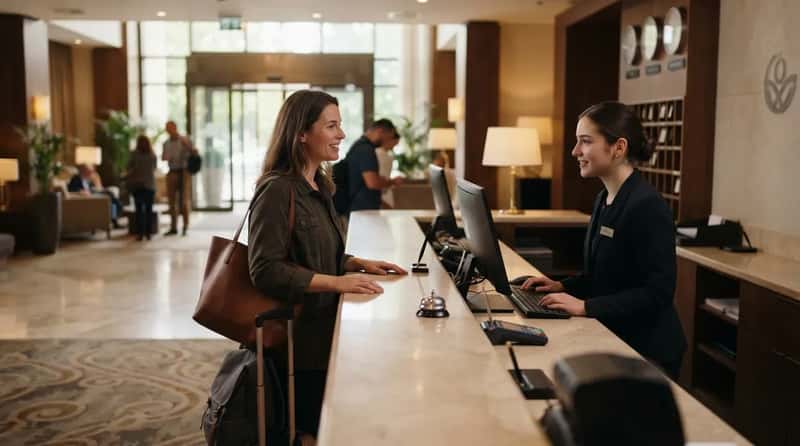 13. Ask the Front Desk About Late Checkout Right Away (Image Credits: Gemini)