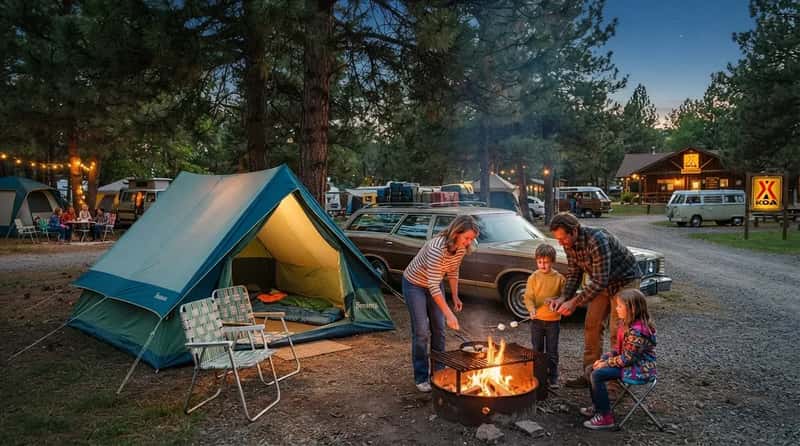 #2 - Camping Under the Stars at a KOA (Image Credits: Gemini)