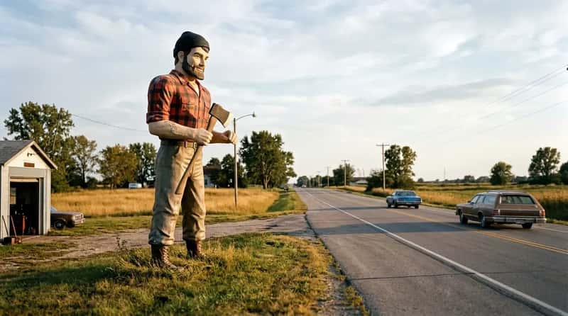 #3 - The Muffler Men Circuit, Various U.S. Highways (Image Credits: Gemini)