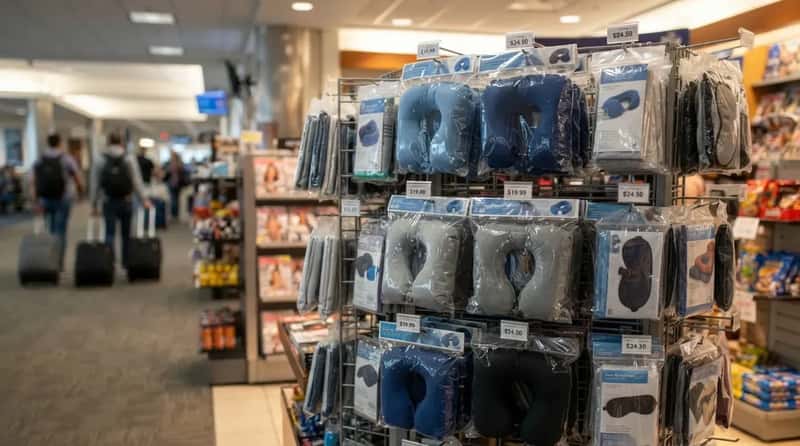 5. Neck Pillows and Blankets You Already Own (Image Credits: Gemini)