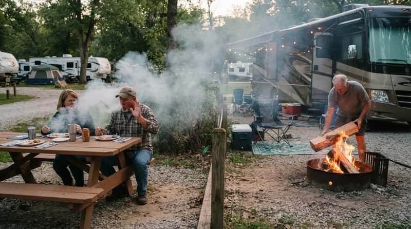 #15 - Campfire Smoke Drifting Into a Neighbor's Site Isn't Always an Accident (Image Credits: Gemini)