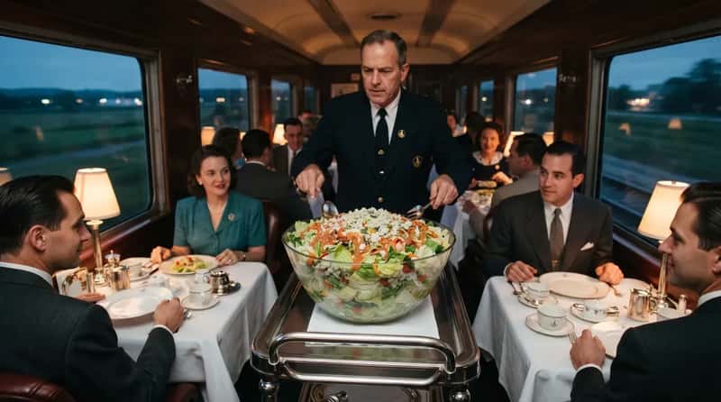 #18 - Baltimore & Ohio's "Help Yourself" Salad Was Shockingly Ahead of Its Time (Image Credits: Gemini)