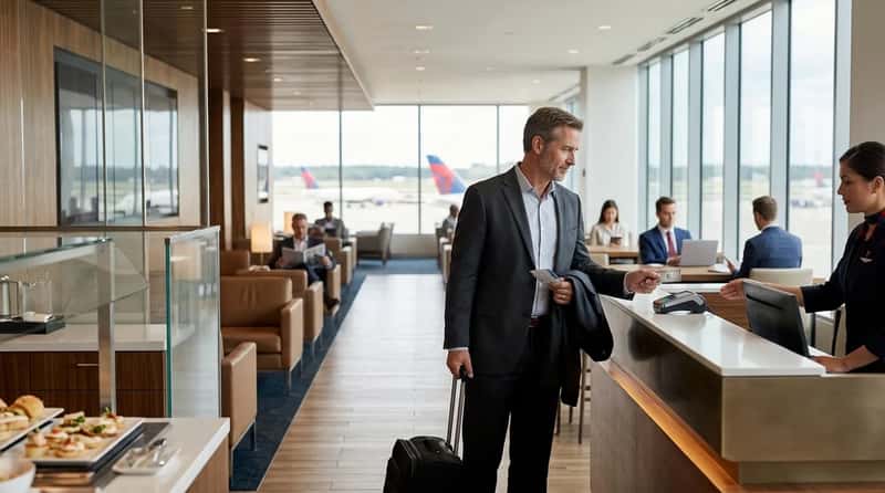 #1 - Delta Sky Club With an Amex Platinum: Unlimited Became 10 Visits (Image Credits: Gemini)