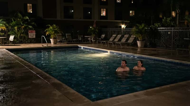#2 - Sneaking Back for a Skinny-Dip After Hours (Image Credits: Gemini)