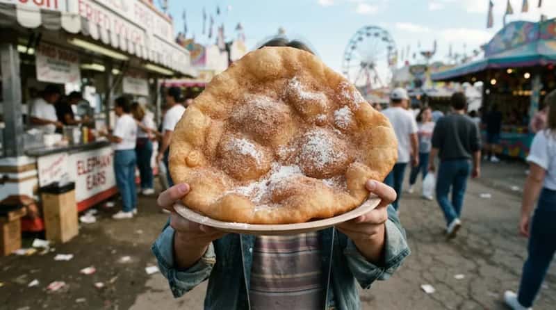 #13 - Fried Dough and Elephant Ears Ruled State Fairs (Image Credits: Gemini)