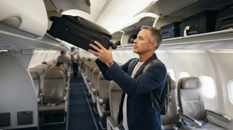 22. They Handle the Overhead Bin Like They've Done It a Thousand Times (Image Credits: Gemini)