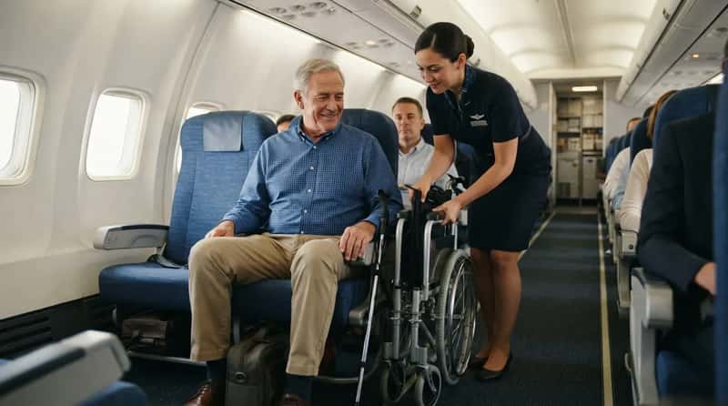 #2 - The Fee for Help Onboard That Airlines Aren't Allowed to Charge (Image Credits: Gemini)
