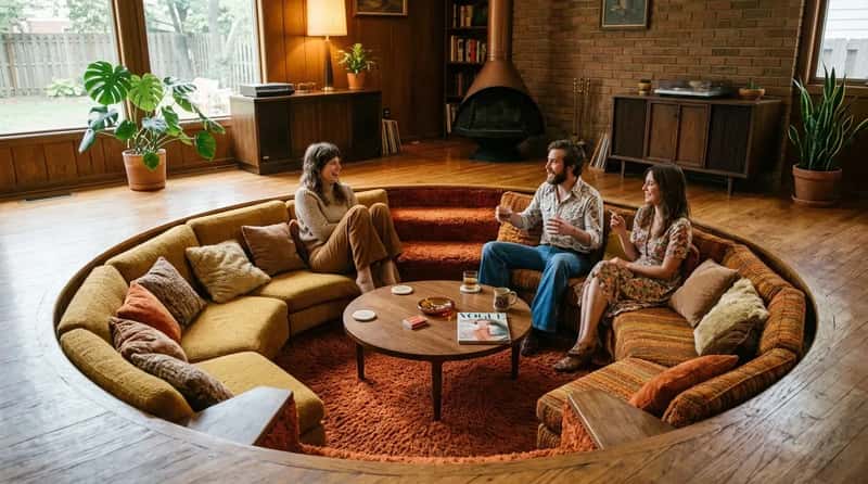 #17 - The Conversation Pit Literally Sunken Into the Floor (Image Credits: Gemini)
