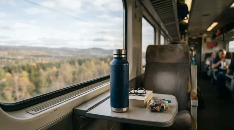 #18 - A Refillable Water Bottle They Fill Before Boarding (Image Credits: Gemini)