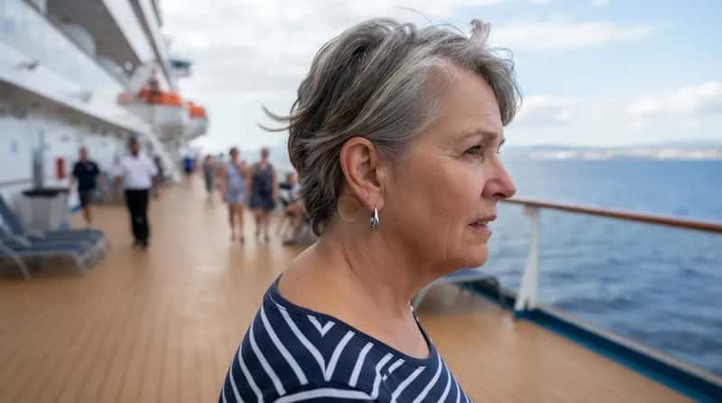 #17 - The Seasickness Patch Peeking Out Behind the Ear (Image Credits: Gemini)