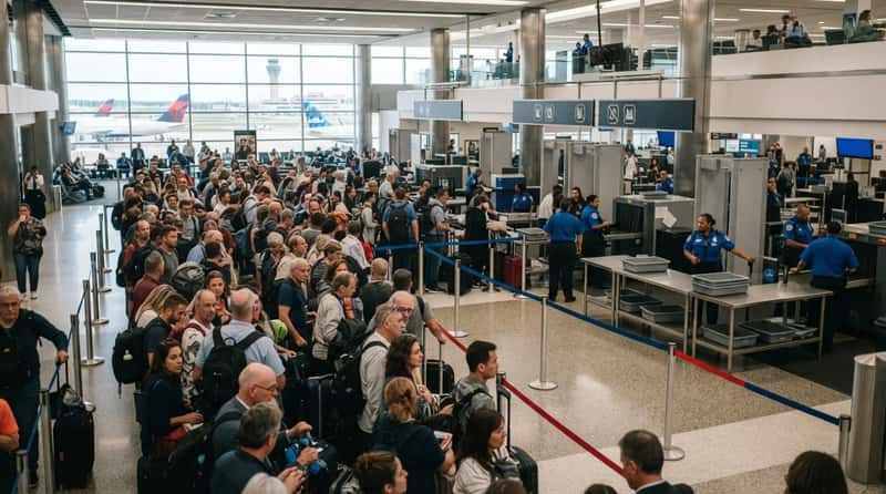 #1 - New York JFK: The 23-Minute Line Nobody Can Escape (Image Credits: Gemini)