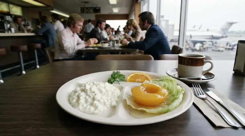 #13 - The "Diet Plate" Was Cottage Cheese and a Canned Peach Half (Image Credits: Gemini)