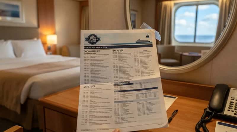 #19 - A Paper Copy of the Daily Program, Old-School Style (Image Credits: Gemini)