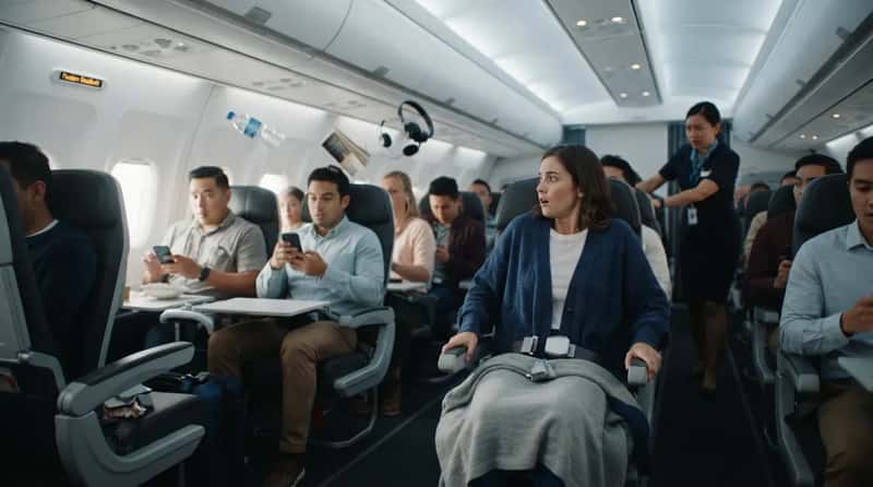 #3 - Nearly Every Turbulence Injury Happens to Someone Who Unbuckled (Image Credits: Gemini)
