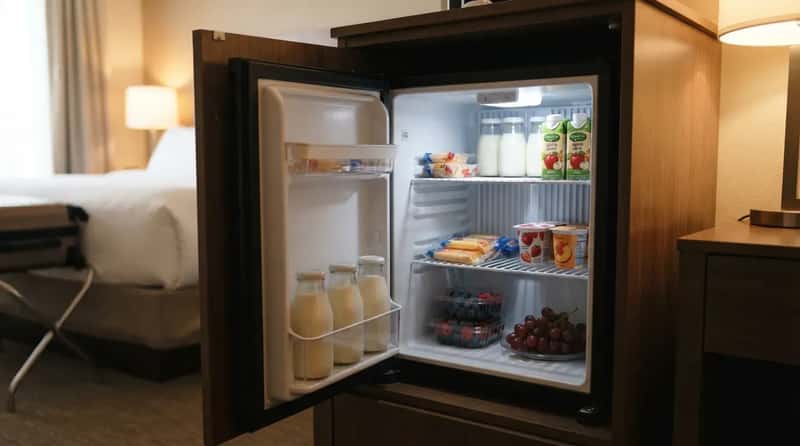 #16 - Mini-Fridges Get Stocked With Milk and Snacks Before Arrival (Image Credits: Gemini)