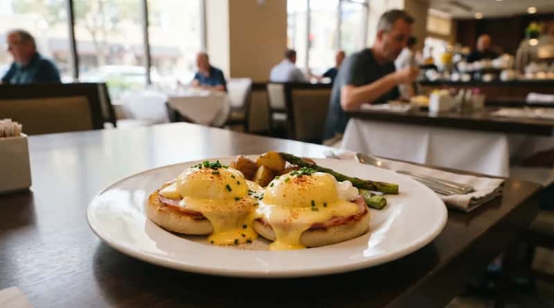 #19 - Eggs Benedict as a Rotating Weekend Special (Image Credits: Gemini)