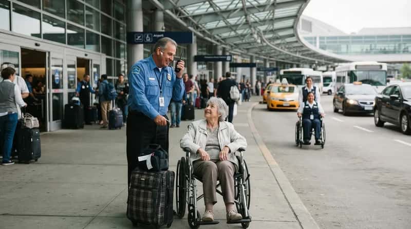 #10 - They Coordinate Wheelchair Pickup So No One Waits Alone (Image Credits: Gemini)