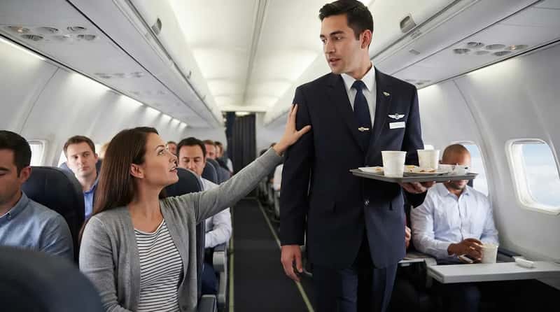 #19 - Touching Crew Instead of Using the Call Button (Image Credits: Gemini)