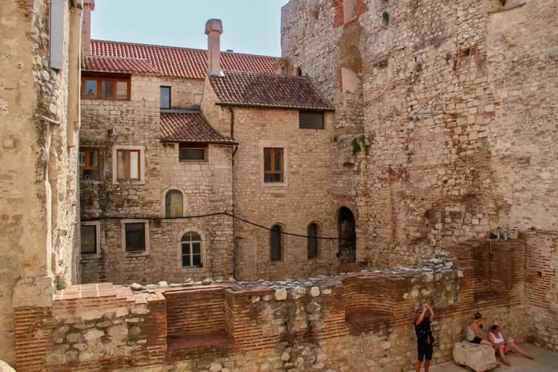 10. Walking around in swimwear or underwear in Split's old town (Image Credits: Pexels)