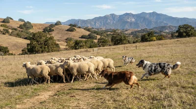 #8 - A Flock of Sheep, Requested for Herding Practice (Image Credits: Gemini)