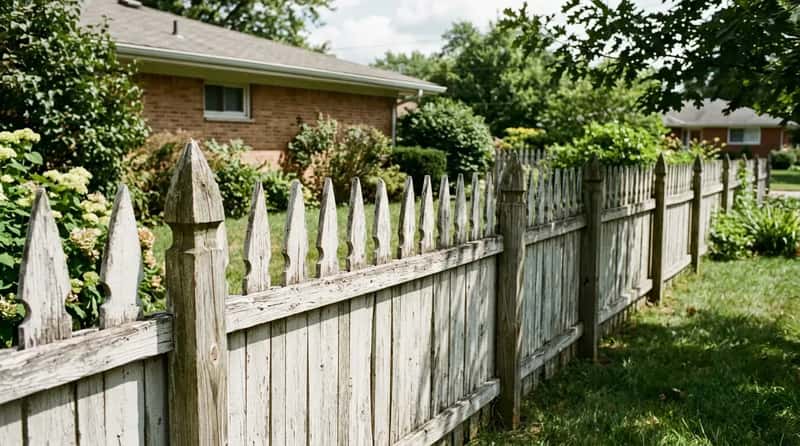 #4 - The Lathe-Turned Wooden Fence with Pointed Tips (Image Credits: Gemini)