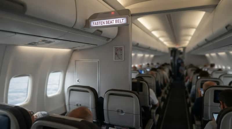 #7 - A Seatbelt Sign Staying On in Calm Air Isn't Overcaution (Image Credits: Gemini)