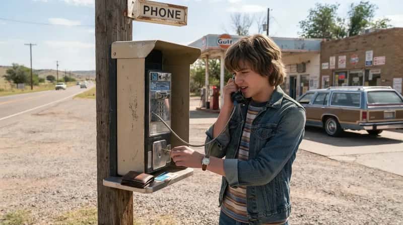 #13 - Calling Home from a Roadside Pay Phone (Image Credits: Gemini)