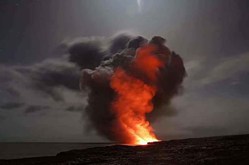 A Moving Target: Ash Clouds at Two Different Altitudes (Image Credits: Pixabay)