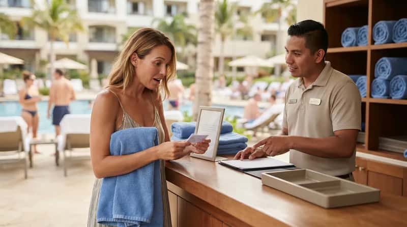 #4 - Assuming Pool Towels Are Unlimited and Free (Image Credits: Gemini)