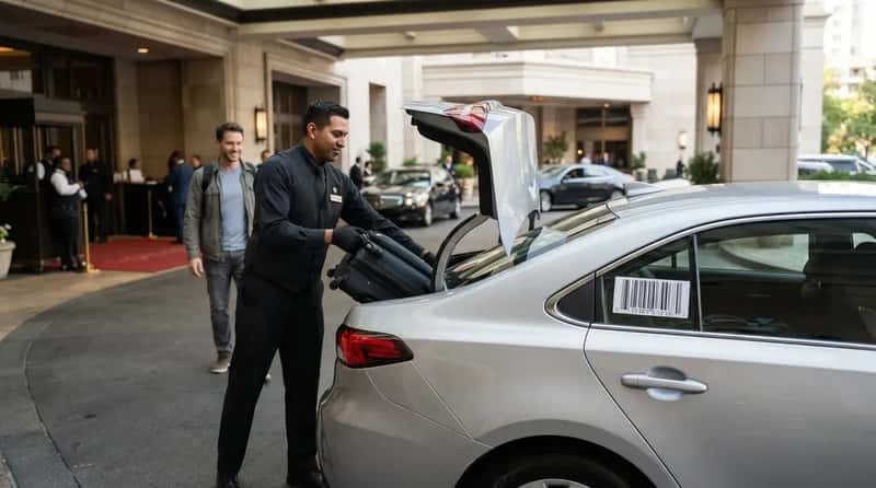 #8 - The Rental Tag Gives Away a Traveler in Town (Image Credits: Gemini)