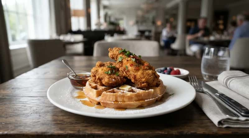 #9 - Chicken and Waffles at Upscale Properties (Image Credits: Gemini)