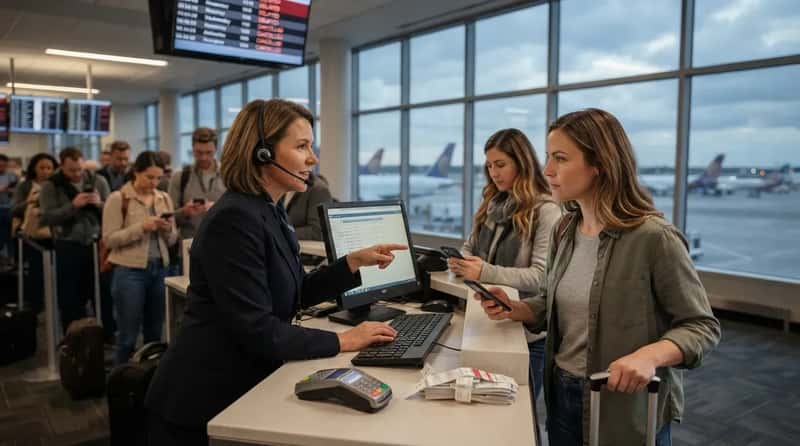 #11 - They Can Rebook You on a Partner Airline During Mass Cancellations (Image Credits: Gemini)