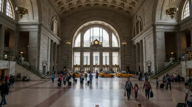 #10 - Philadelphia 30th Street Station: A Cavernous Concourse Between Train and Cab (Image Credits: Gemini)