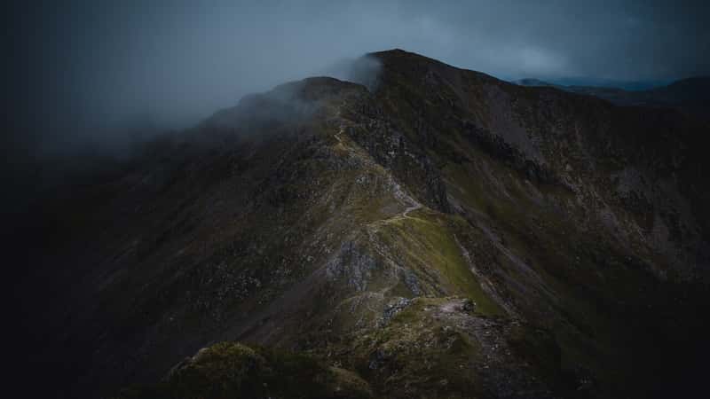 The Ridge on Aonach Eagach, Glencoe, Scottish Highlands
