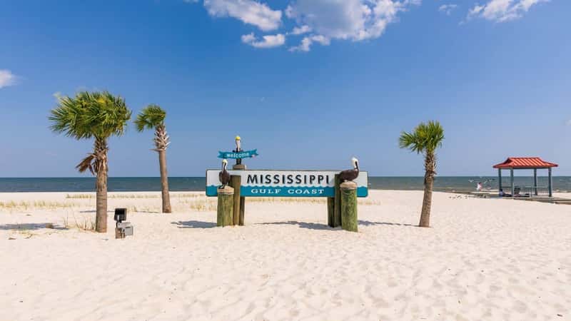 Gulfport beach, Mississippi