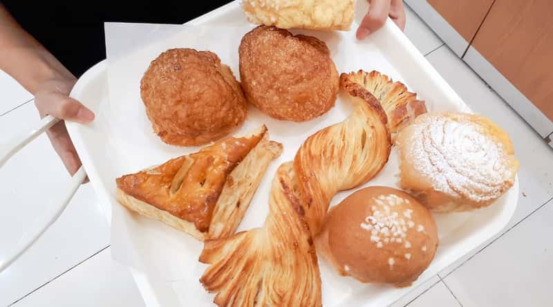 Some of San Fransisco's finest baked pastries, crullers, and croissants.