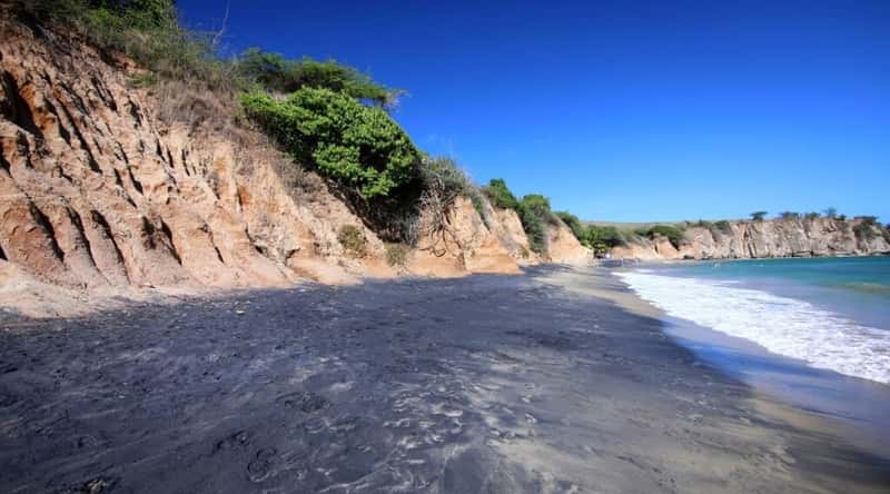 The Playa Negra beach is located on the island's southern coast and is surrounded by lush vegetation and rocky cliffs. The water is warm and clear, making it ideal for swimming, snorkeling, and diving.