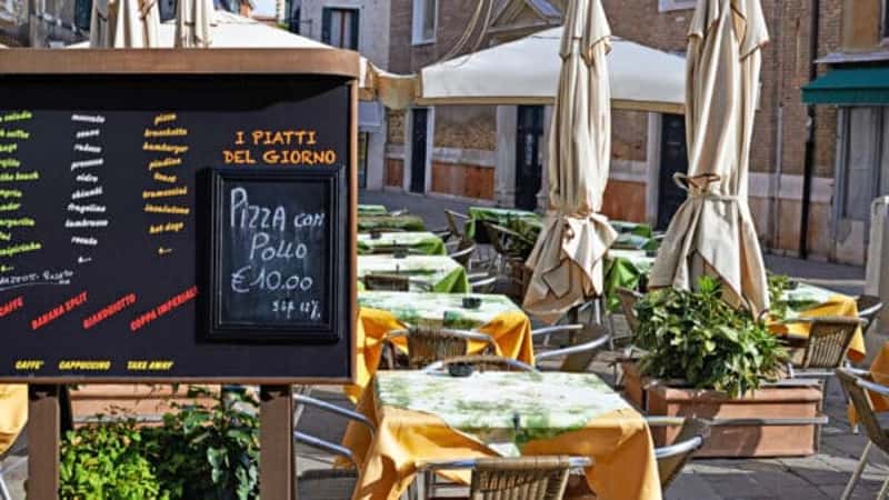 Chalkboard Menu