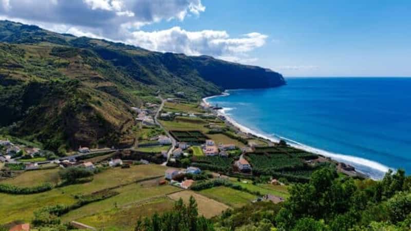 Azores island - Coastline and beaches of Santa Maria
