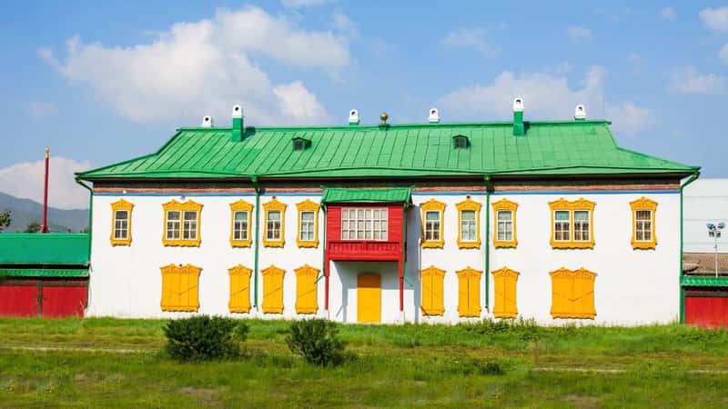 The Winter Palace of the Bogd Khan Museum is located in southern Ulaanbaatar, capital of Mongolia