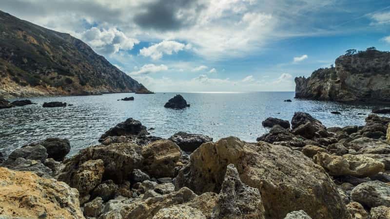 The Cala dell Alume on the Island of Giglio
