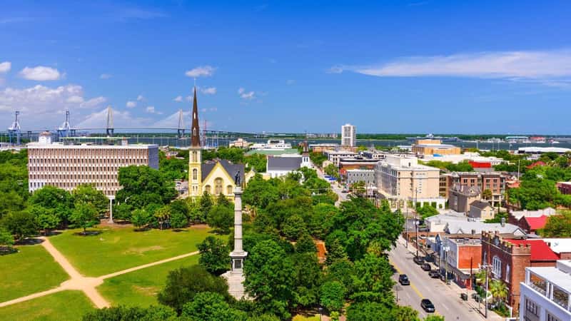 Charleston, South Carolina, USA downtown skyline.
