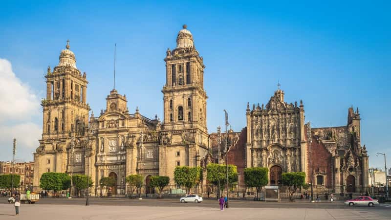 Mexico City Metropolitan Cathedral in CDMX, Mexico