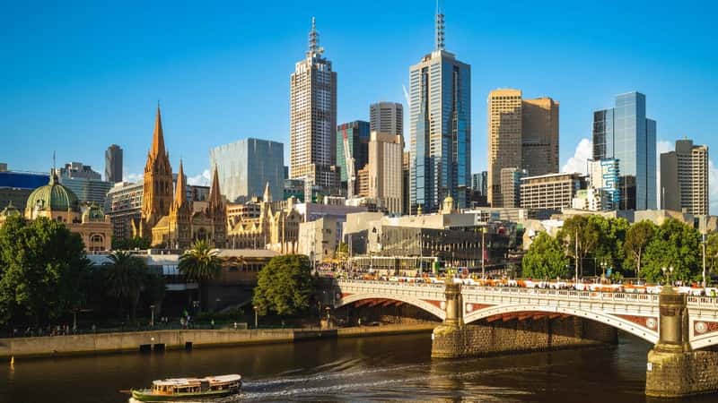 Melbourne city business district (CBD), victoria, Australia